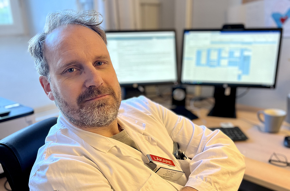 Erik Eklund, överläkare inom barnneurologi på Skånes universitetssjukhus.