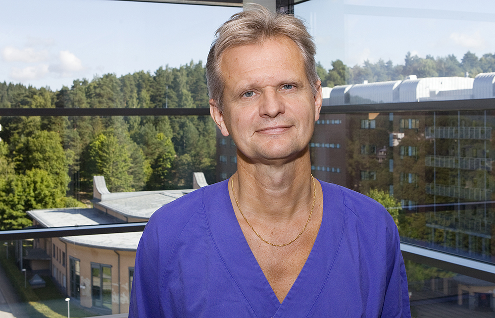 Ulf-Henrik Mellqvist, docent vid Sahlgrenska universitetssjukhusets hematologsektion samt överläkare vid medicinkliniken på Södra Älvsborgs sjukhus. Foto: Bosse Haglund/Fotomedia SÄS