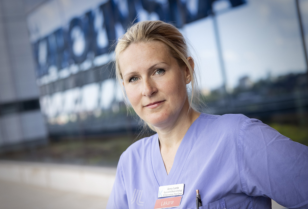 Anna Lantz, biträdande överläkare och docent i urologi vid Karolinska universitetssjukhuset. Foto: Mikael Wallerstedt