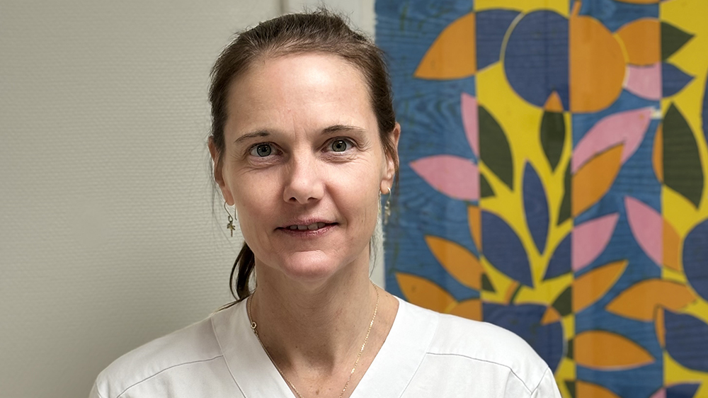 Stina Wichert, överläkare inom hematologi och medicinskt ansvarig för enheten för cellterapi på Skånes universitetssjukhus i Lund.